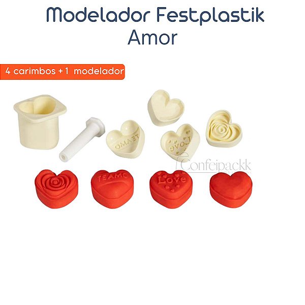 Kit Modelador Amor Festiplastik