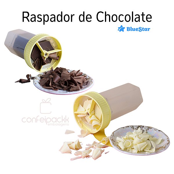 1 / 2 un Raspador de Chocolate BlueStar Profissional para Raspas Decorativas