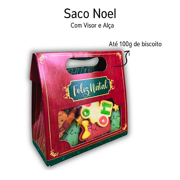 Saco Practice com Viso e Alça Linha Noel Ideia Embalagens