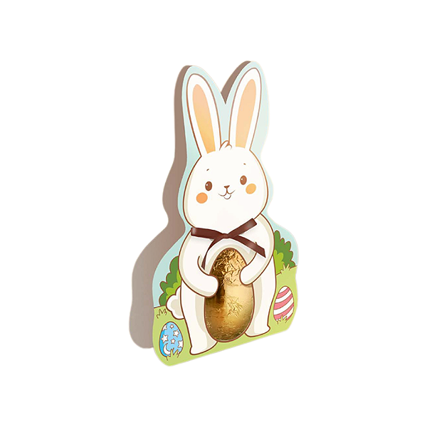 Cinta Porta Mini Ovo 50g Coelho com Laço - Ideia Embalagens