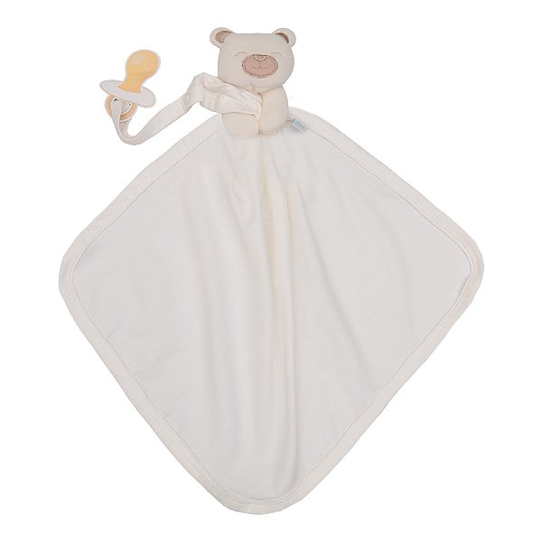 Naninha Com Prendedor de Chupeta Bichinho Algodão Bebê