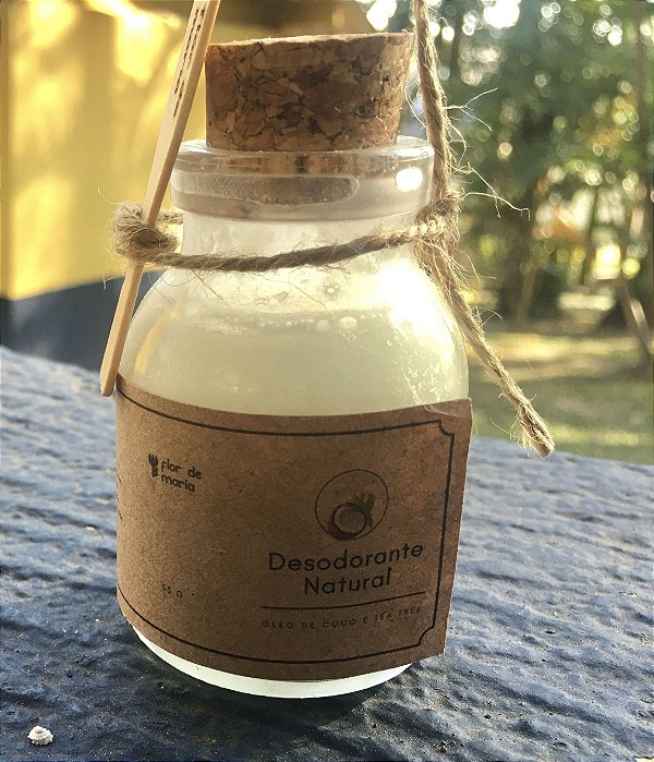 Desodorante com Óleo de Coco e Tea Tree - 55 g