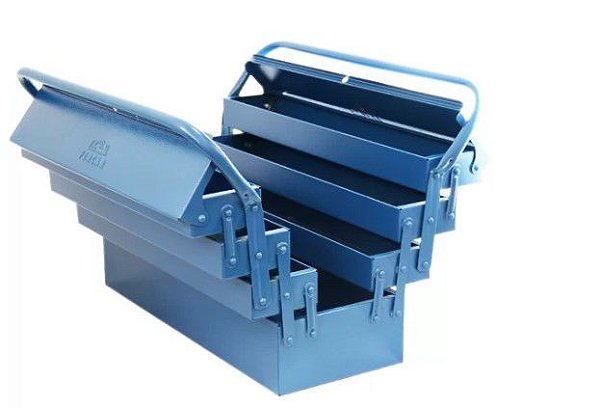 Caixa de Ferramentas Sanfonada Azul - FERCAR