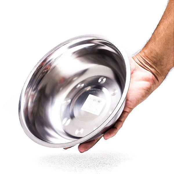 TIGELA BOWL REDONDA DE INOX 21 CM DASSHAUS