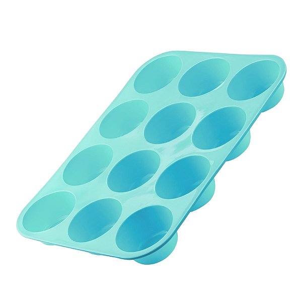 ASSADEIRA FORMA BOLO CUPCAKE REDONDA SILICONE CORES SORTIDAS