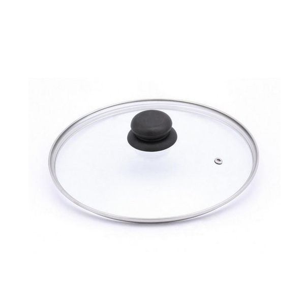 TAMPA DE VIDRO PARA PANELA COM POMEL N°18 AVULSA 18CM