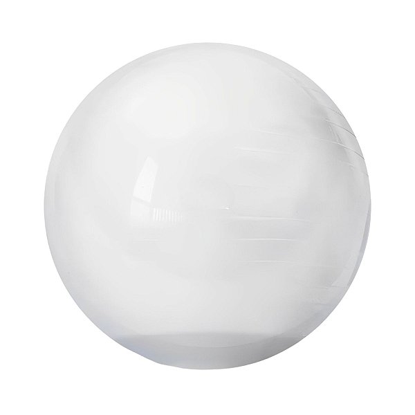 Bola Fitness Transparente 75cm para Pilates e Exercícios