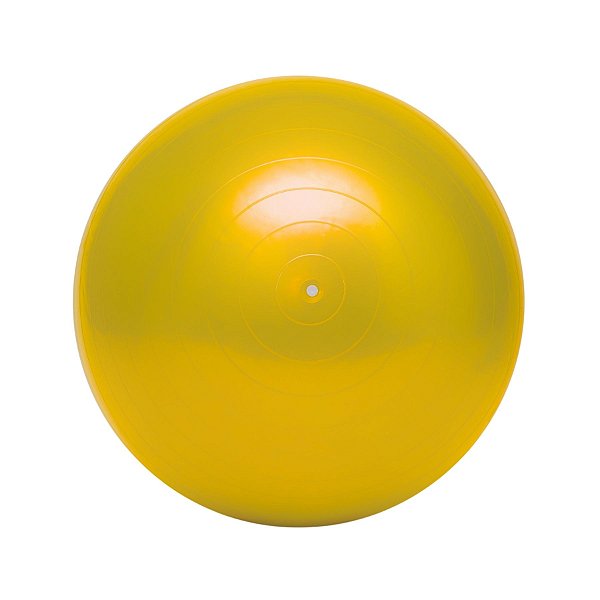 Bola Pilates Amarela 75cm Dasshaus Anti-Estouro 200kg