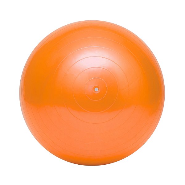Bola Suiça Pilates Laranja 75cm Dasshaus + Bomba De Encher