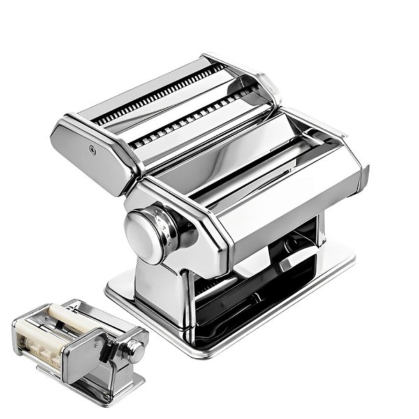 Máquina de Macarrão Ravióli Talharim de Inox Manual