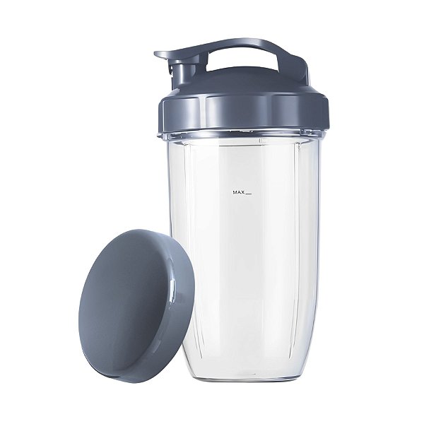 Kit Copo 700ml e Tampas Vedação Compatível com Nutribullet