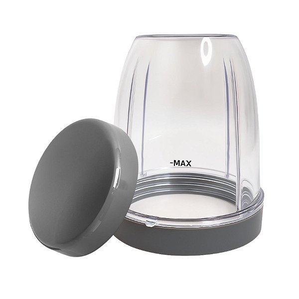 Kit Copo 530ml e Tampa de Vedação Compatível com Nutribullet