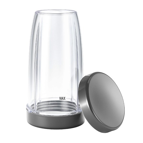 Kit Copo 940ml e Tampa de Vedação Compatível com Nutribullet