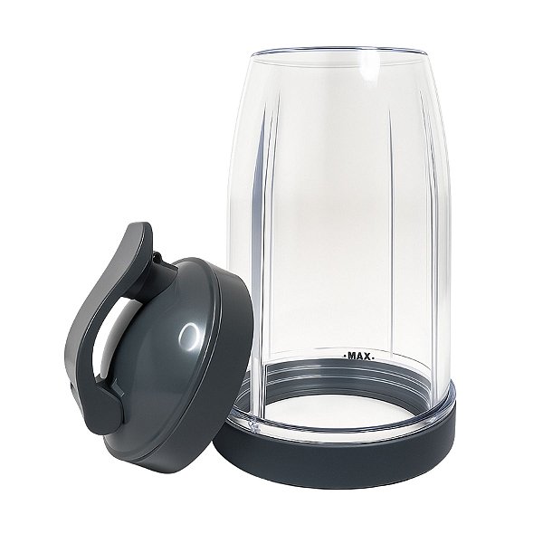 Kit Copo 700ml e Tampa Fliptop Compatível com Nutribullet
