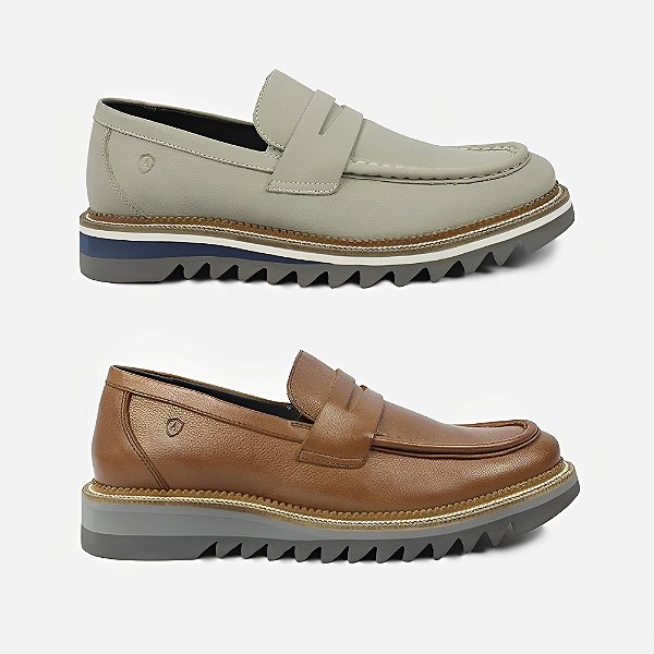 Sapato Authentic Shoes Oxford Tratorado S/ Cadarco 18102FN