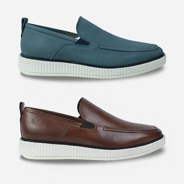 Sapato Authentic Shoes Derby Solado Robusto S/Cadarco 432004