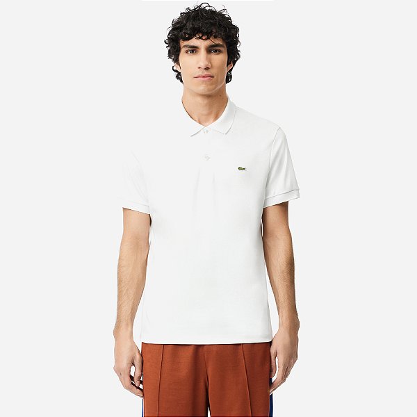 Camisa Polo Lacoste Regular Fit em Algodao Leve DH205023