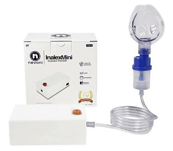 Inalador Nebulizador modelo Inalex 12012MINI, Nevoni