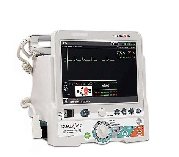 Cardioversor modelo DualMax, Instramed