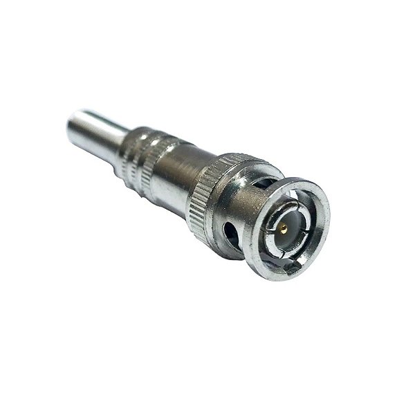 Conector Bnc Mola Parafuso 6mm CFTV