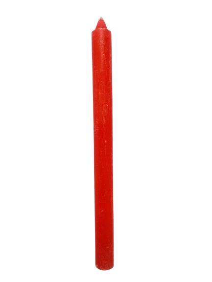 Velas palito 18 cm Vermelho c/ 8unid