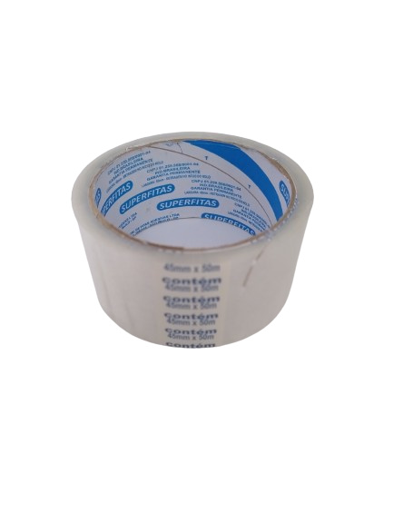 Kit 05 rolos Fita Adesiva transparente 45mmx50m