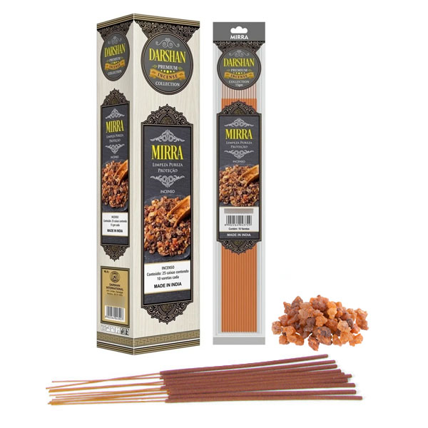 Incenso de Mirra Darshan Premium