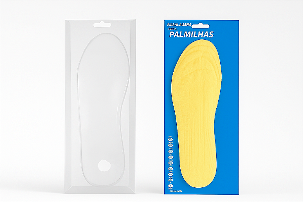 Embalagem Para Palmilha Para 500 Unidades Melhor Preço