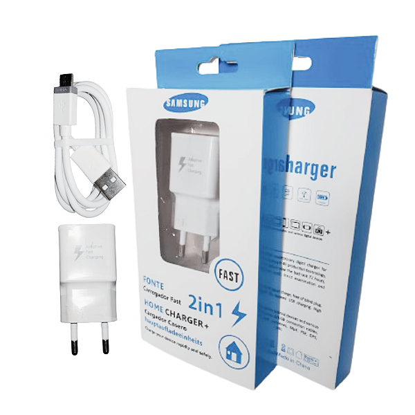 Carregador Type-c De Parede Rápido Fonte Com Cabo Tipo C