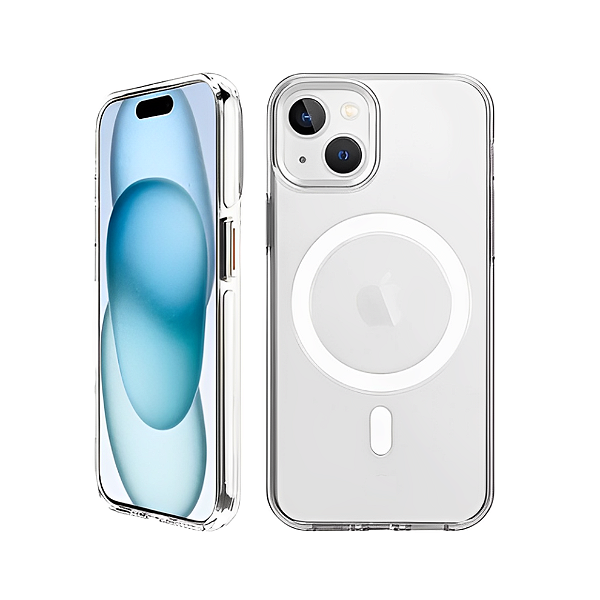 Capa Case Para iPhone 15 Capinha Magnética Transparente