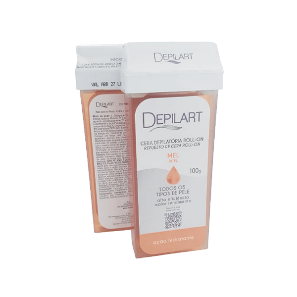 Kit 6 Unidades Refil Cera Depilatória Roll On Mel Promoção