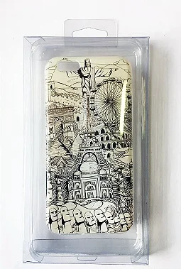 Embalagem Caixa De Acetato 17,5 cm X 9,6 cm X 1,5 - 1000 Unid