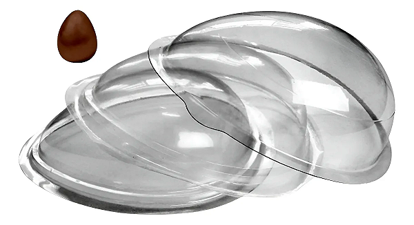 Forma Silicone Ovo De Pascoa 3 Parte P/ 250gr Com Silicone