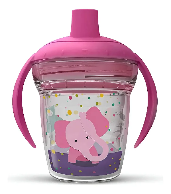 Copo Infantil De Transição Antiengasgo Com Alça Abcd