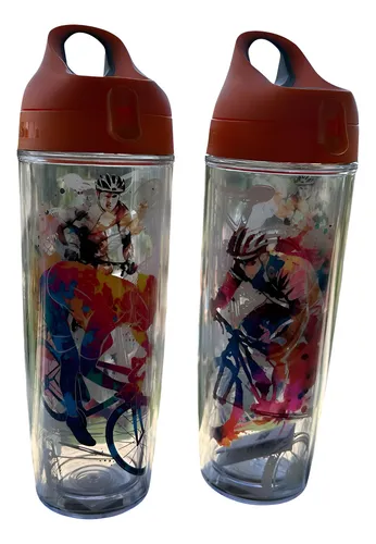 Garrafa Água 600 Ml Squeeze Resistente Copo Tampa