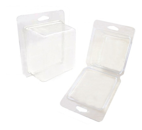 Embalagem Blister Quadrado Medida Inter 10 X 9,8 X 5,6cm 500un