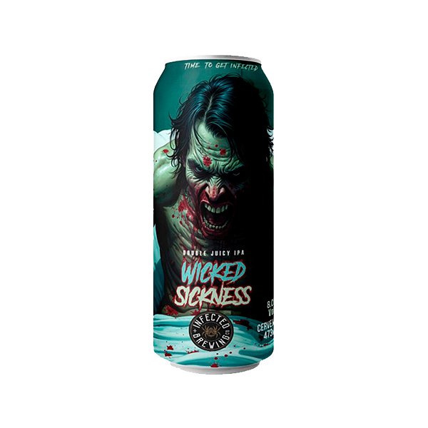 Infected Brewing Wicked Sickness Double NEIPA 473ml