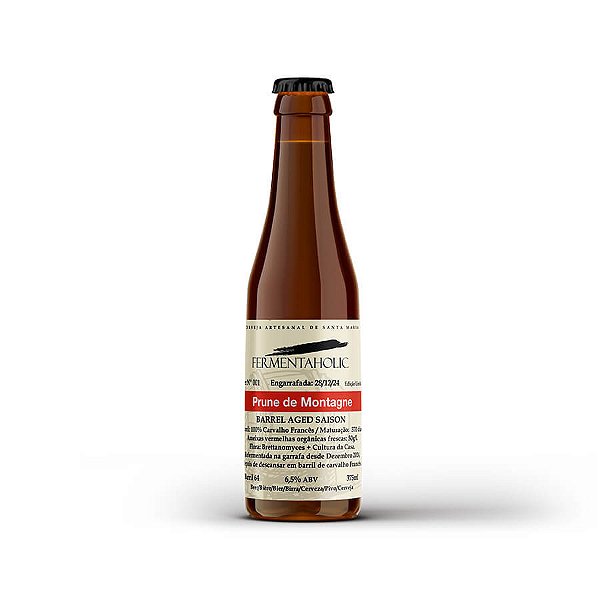 Fermentaholic Prune De Montagne Saison Barrel Aged 375ml