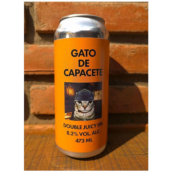 Captain Brew Gato De Capacete Double NEIPA 473ml
