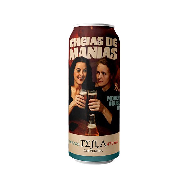 Tesla Cheias De Manias Double IPA 473ml