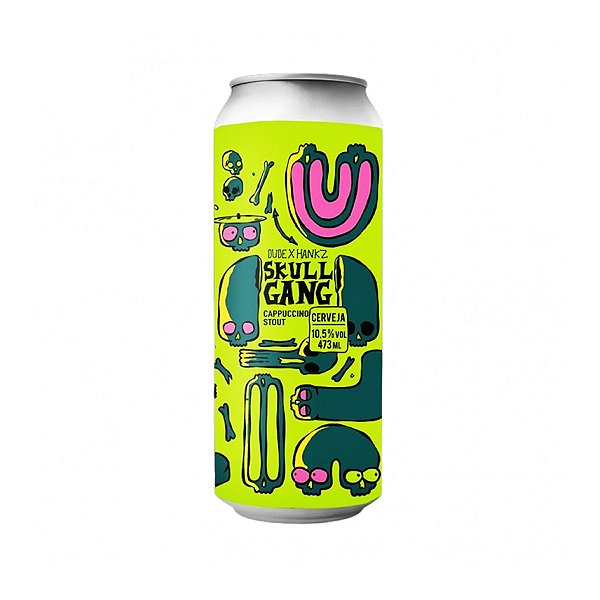 Hankzbier/Dude Skull Gang Cappuccino Double Pastry Stout 473ml