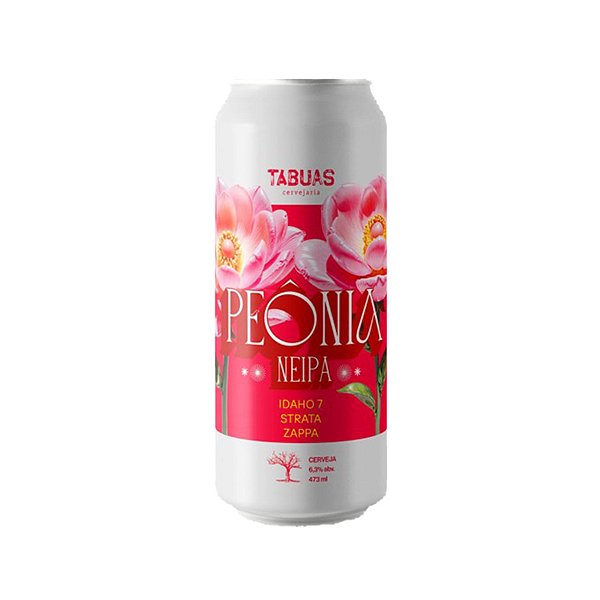 Tábuas Peônia NEIPA 473ml
