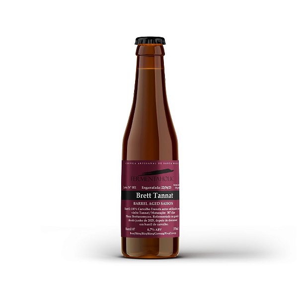 Fermentaholic Brett Tannat Saison Barrel Aged 375ml