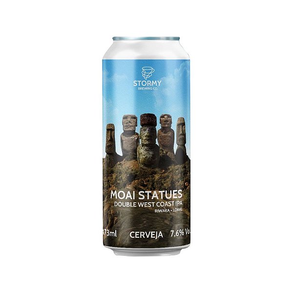 Stormy Moai Statues Double West Coast IPA 473ml