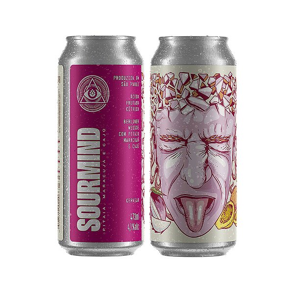 Dogma Sourmind Pitaia Maracujá Caju Sour Ale 473ml