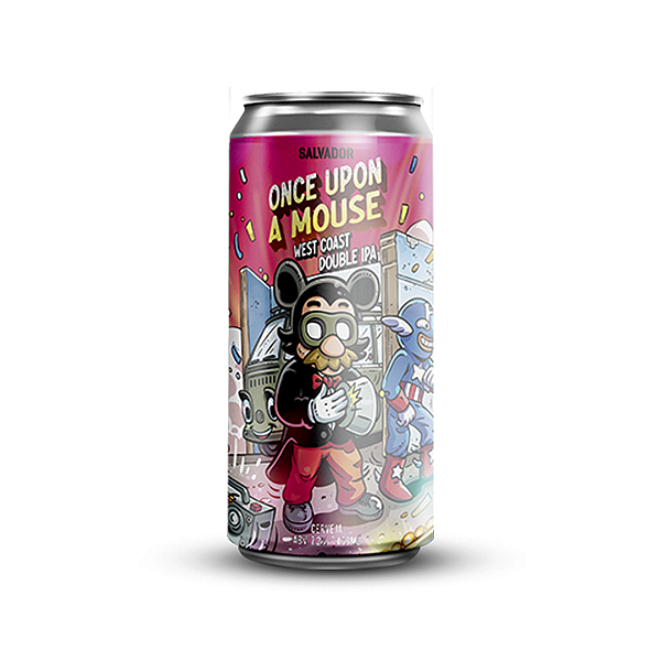 Salvador Once Upon A Mouse Double West Coast IPA 473ml