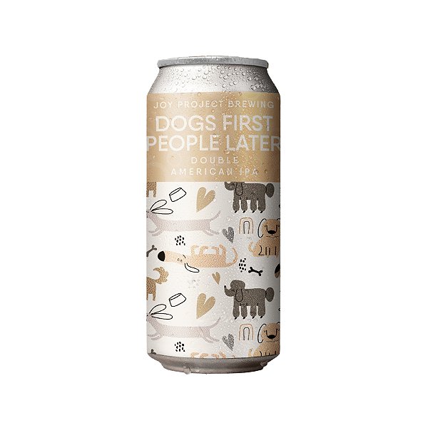 Joy Project Dogs First People Later Double West Coast IPA 473ml