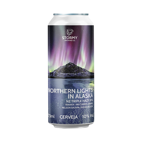 Stormy Northern Lights In Alaska Triple NEIPA 473ml