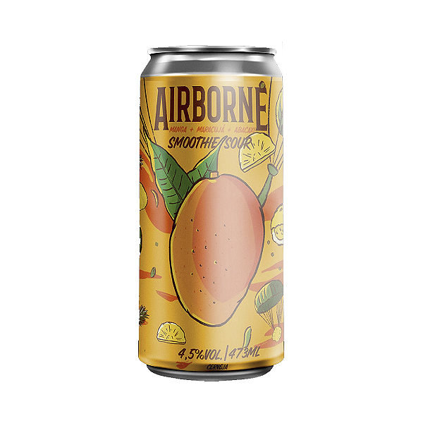 Salvador Airborne Manga Maracujá Abacaxi Smoothie Sour 473ml