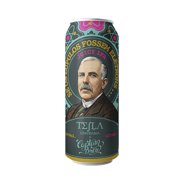 Tesla/Captain Brew Se Os Lúpulos Fossem Elétrons... NEIPA 473ml
